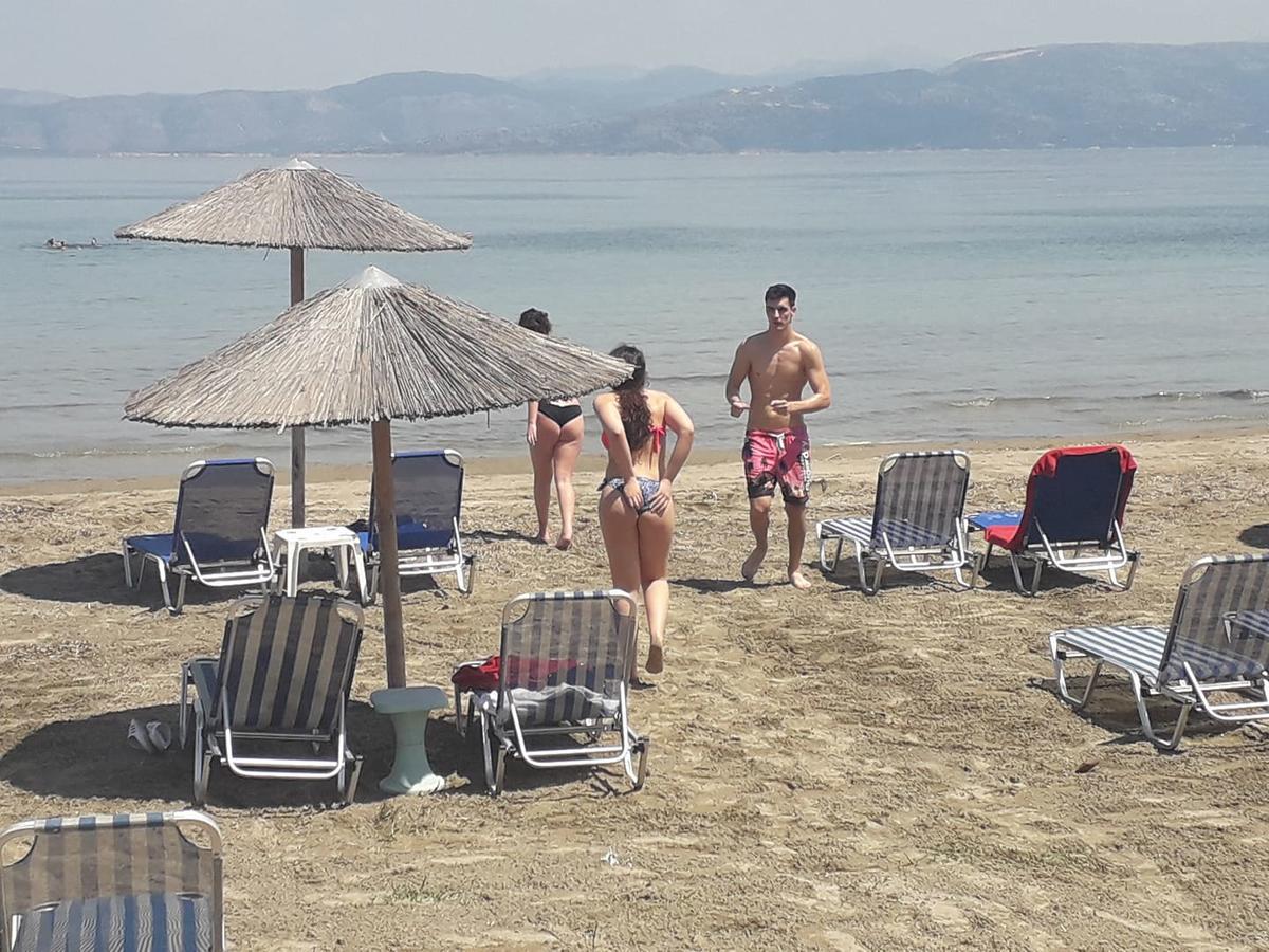 Akti Panela Beach Hotel Kávos Eksteriør bilde
